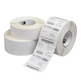 1.5" x 0.25"  Zebra Thermal Transfer Z-Supreme 2000T White Polyimide Label;  3" Core;  10000 Labels/roll;  1 Roll/carton