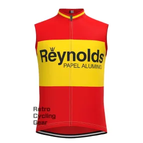 1980s red Reynolds Retro Cycling Vest