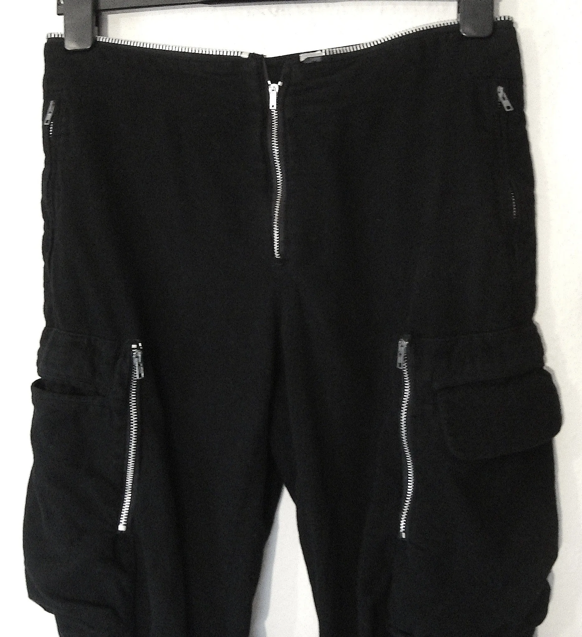 1999 Bondage Trousers with Cargo Pockets and Zipper Details