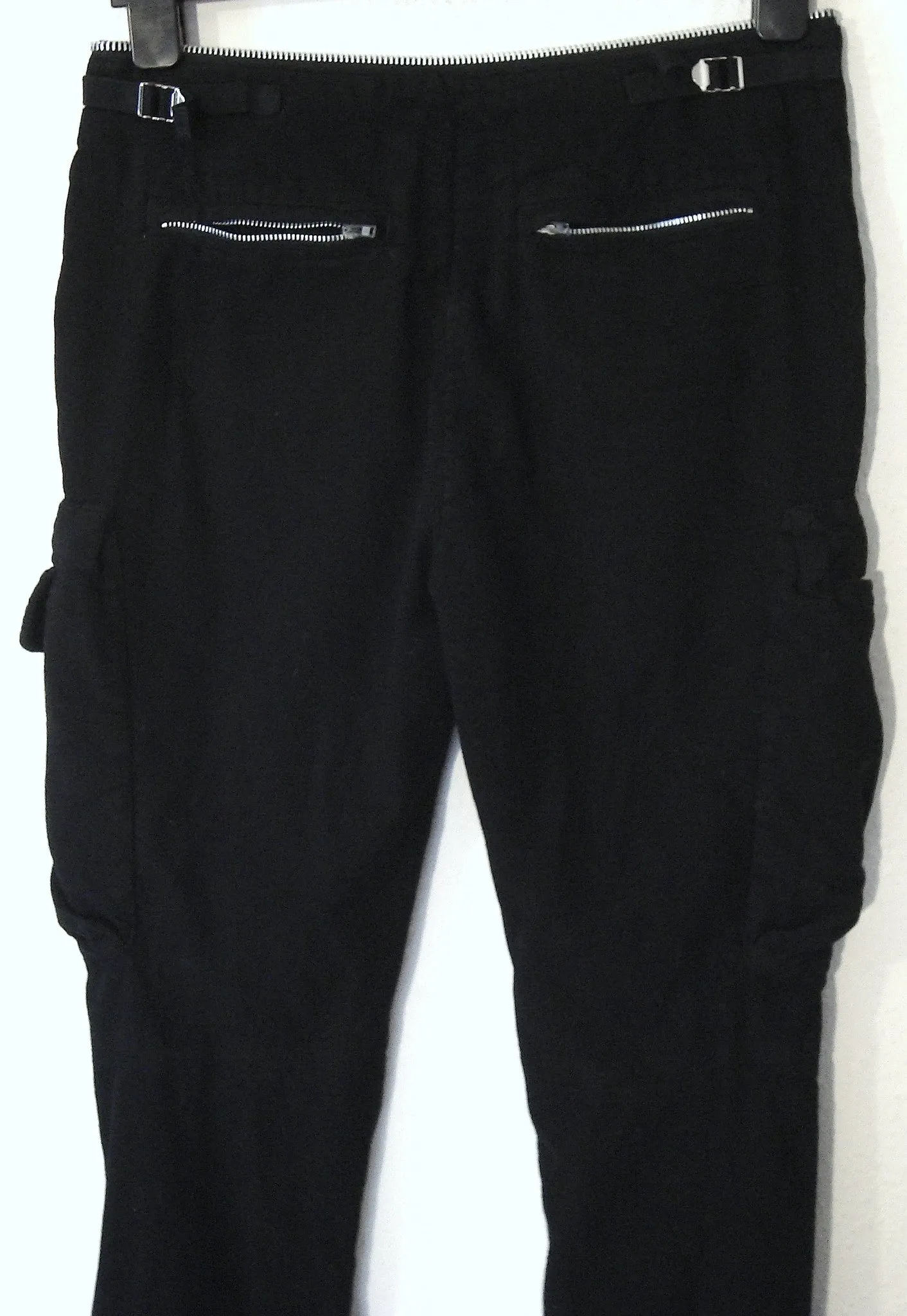 1999 Bondage Trousers with Cargo Pockets and Zipper Details