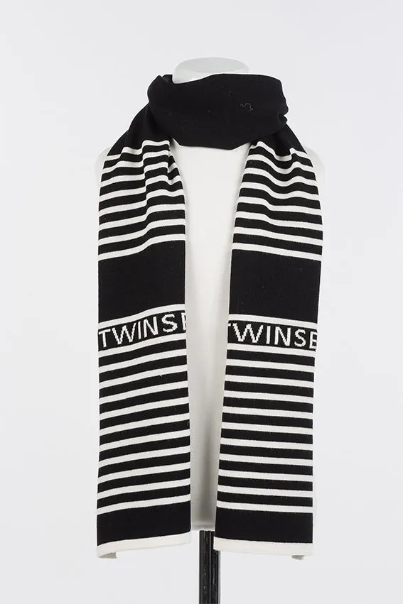 242GJ5051-SCARF-White/Black