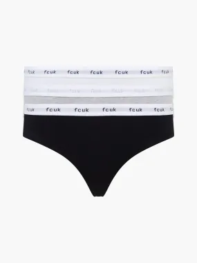 3 Pack FCUK Thongs