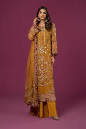 3 Piece Embroidered Organza Suit | SF-EF24-45