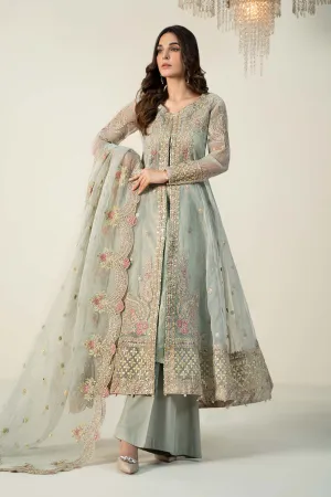 3 Piece Embroidered Organza Suit | SF-W24-01