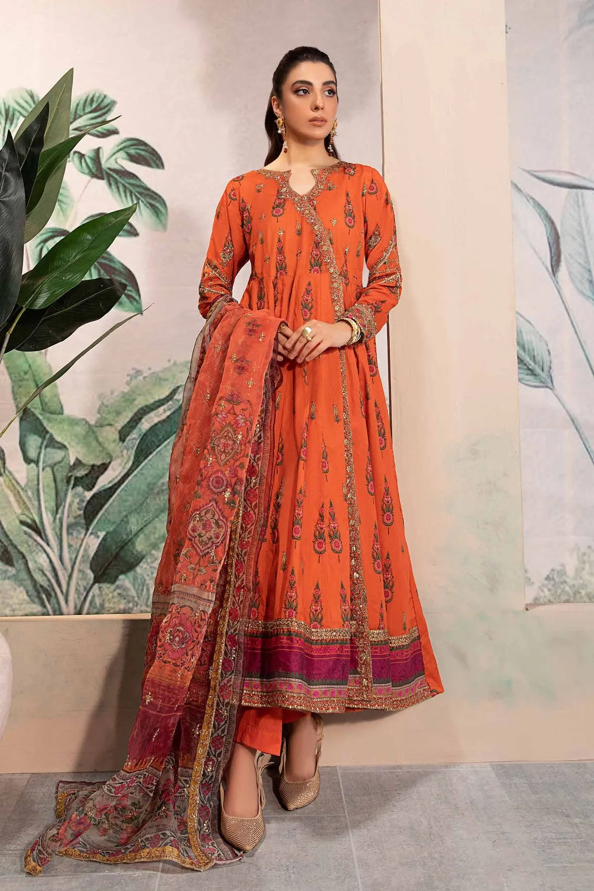 3 Piece Printed Lawn Suit | DW-PF24-03