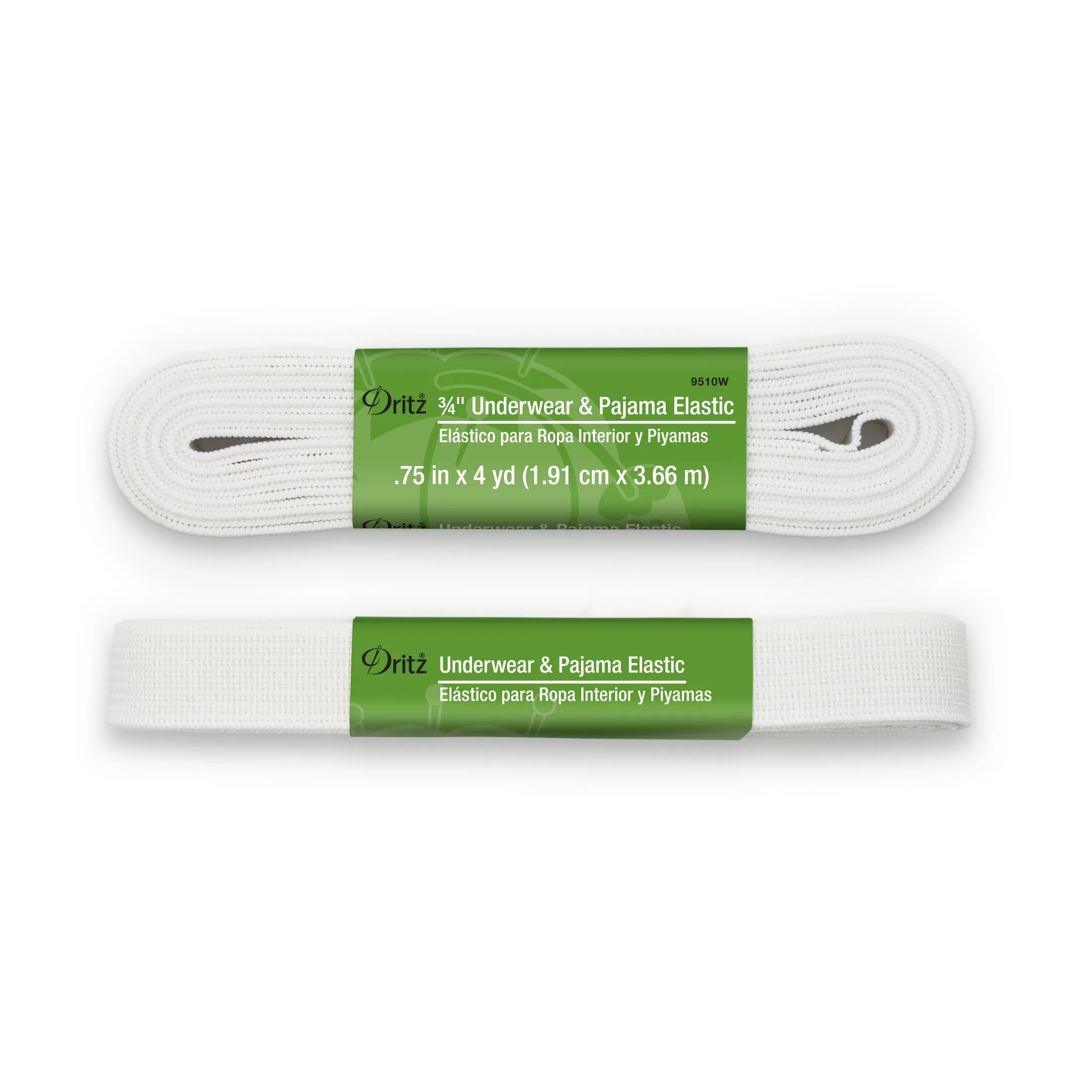 3/4" Underwear & Pajama Elastic, White