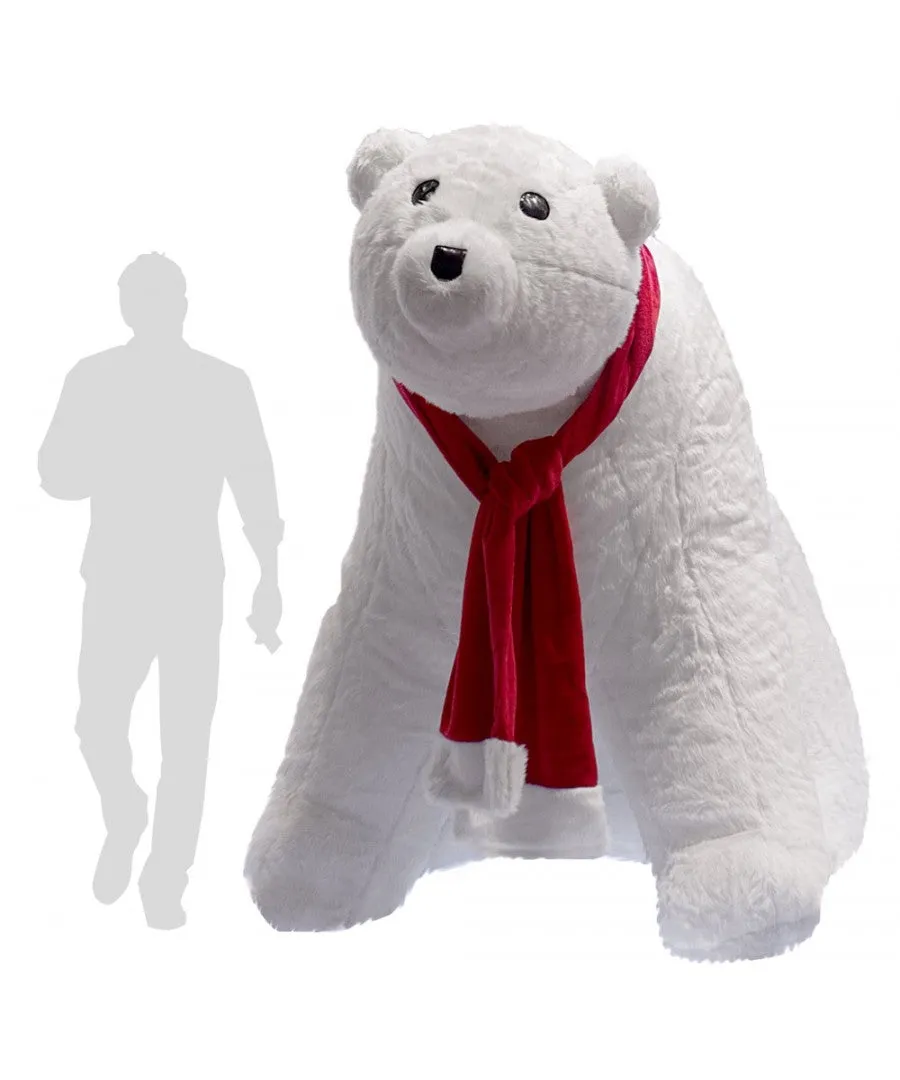 6' Inflatable Polar Bear