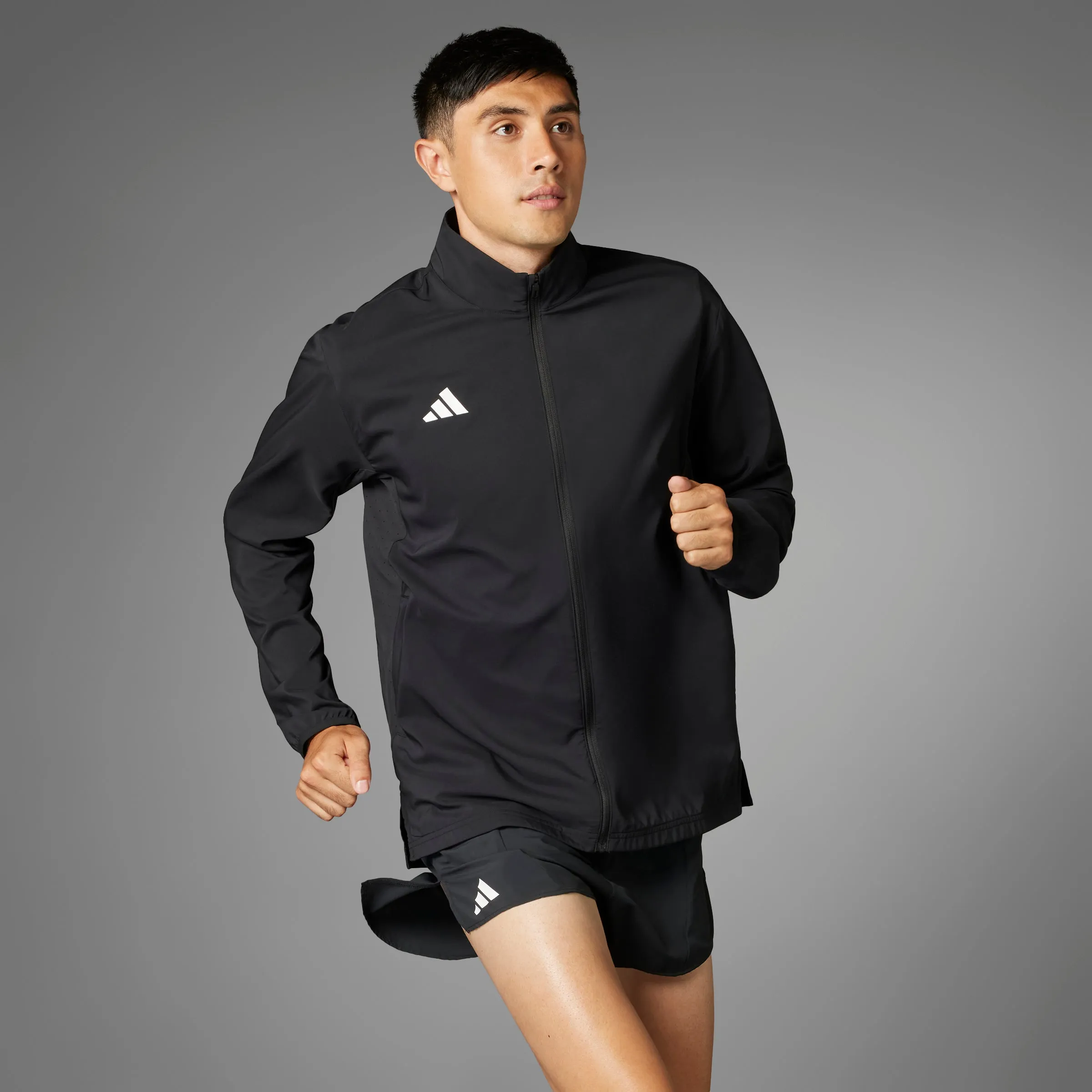 adidas Men's Adizero Essentials Running Jacket