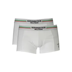 Aeronautica Militare White Cotton Underwear