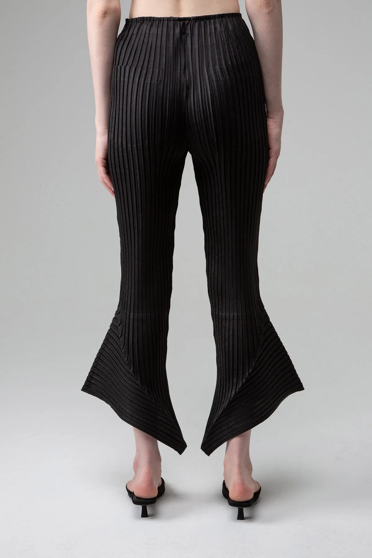 Angled Pleated Trousers