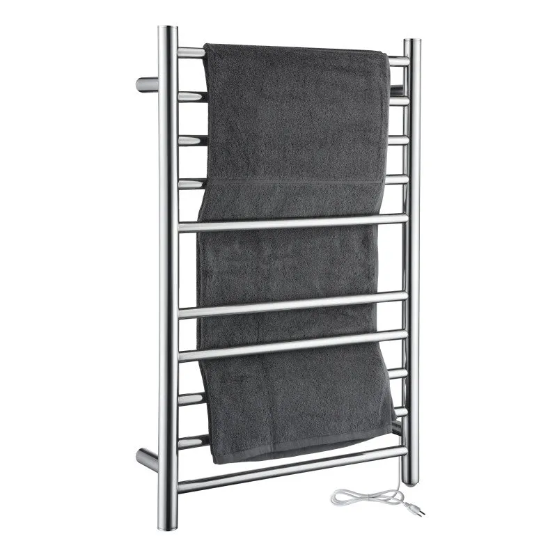 ANZZI Bali Series 10-Bar Stainless Steel Wall Mounted Towel Warmer