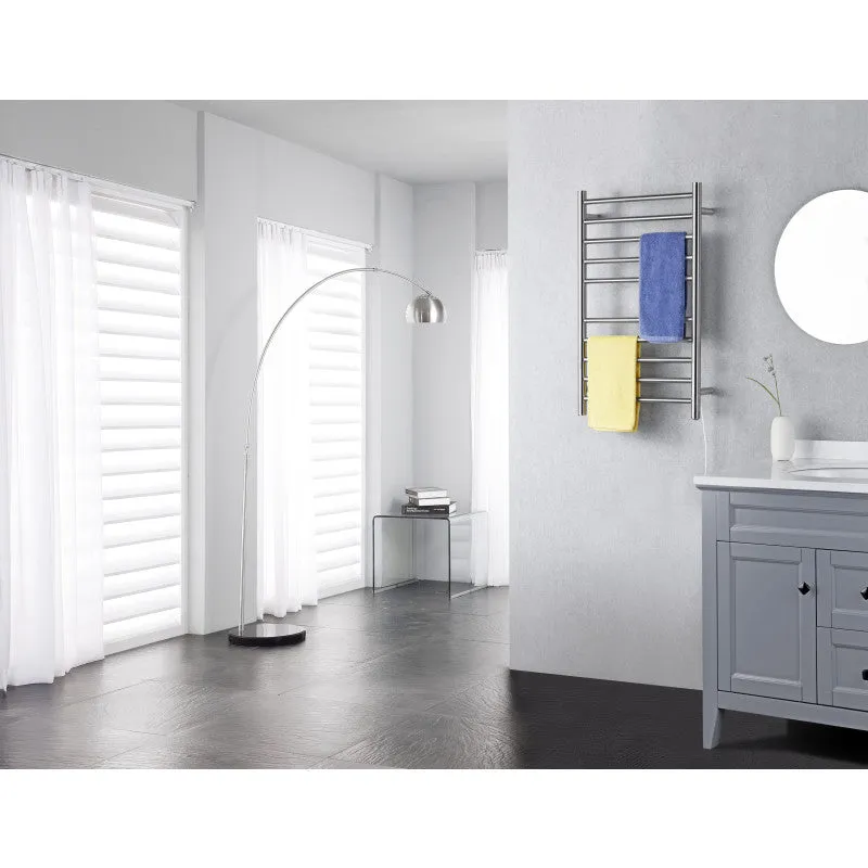 ANZZI Bali Series 10-Bar Stainless Steel Wall Mounted Towel Warmer