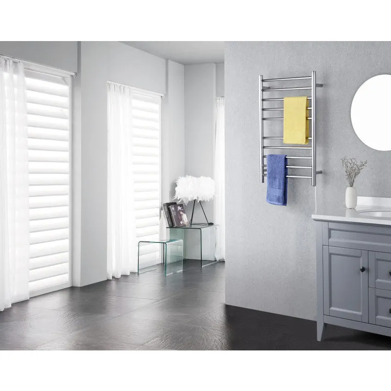 ANZZI Bali Series 10-Bar Stainless Steel Wall Mounted Towel Warmer