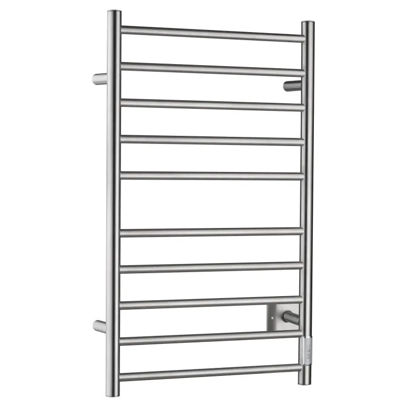 ANZZI Crete 10-Bar Stainless Steel Wall Mounted Towel Warmer Rack