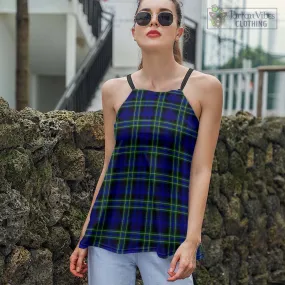 Arbuthnot Modern Tartan Loose Halter Neck Camisole