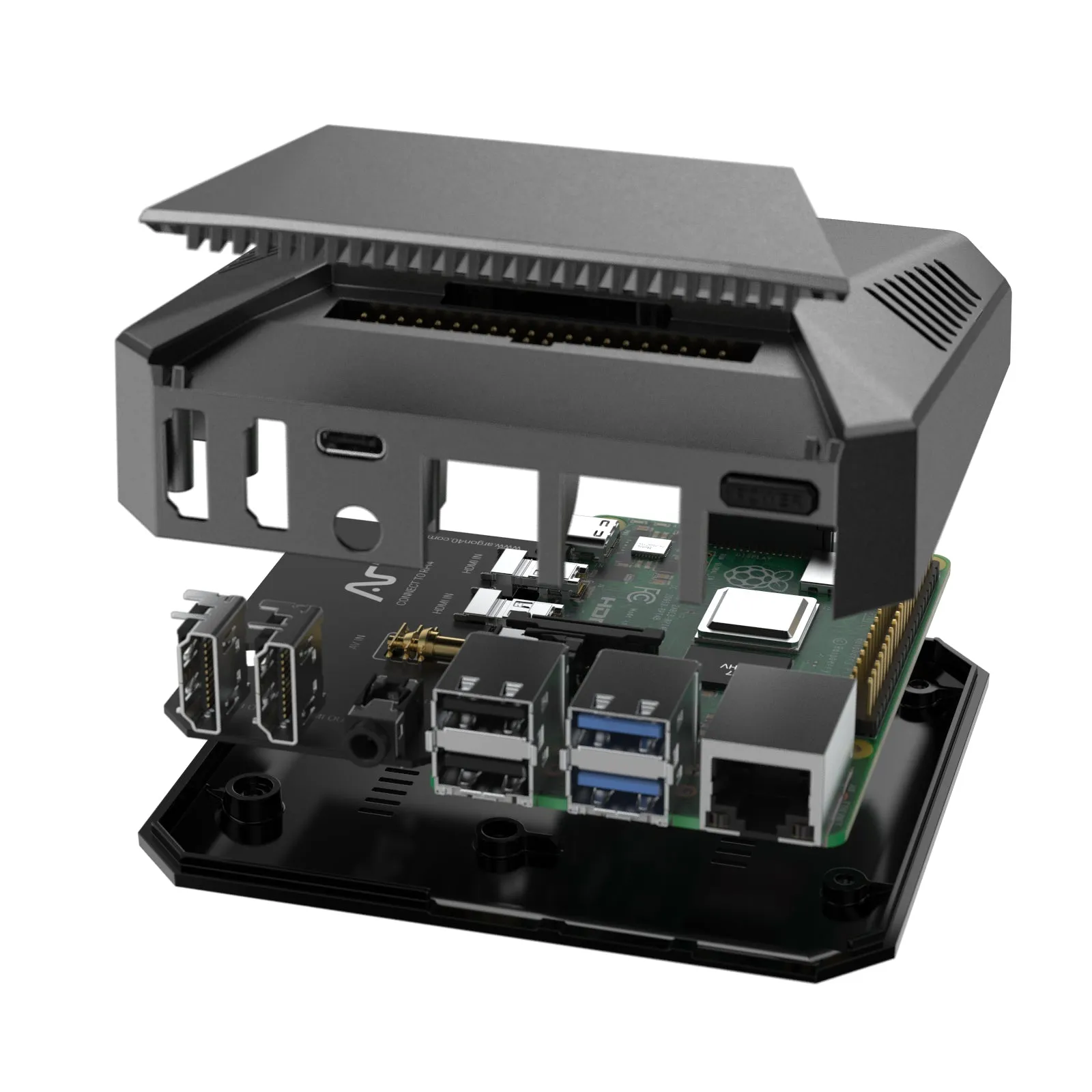 Argon ONE V2 Case for Raspberry Pi 4