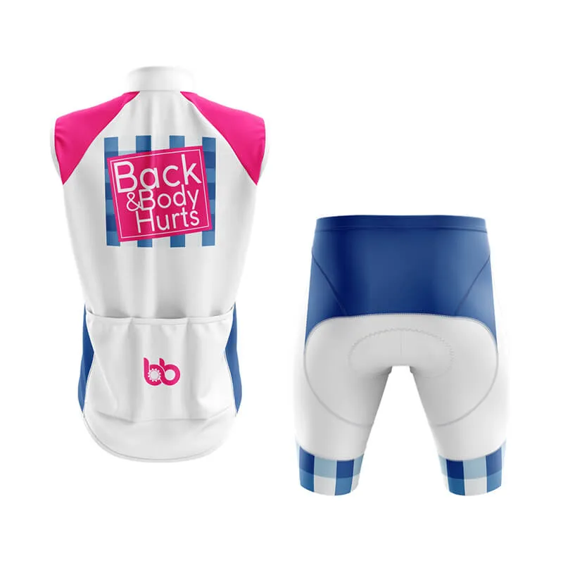 Back & Body Hurts (V2-White) Club Cycling Kit