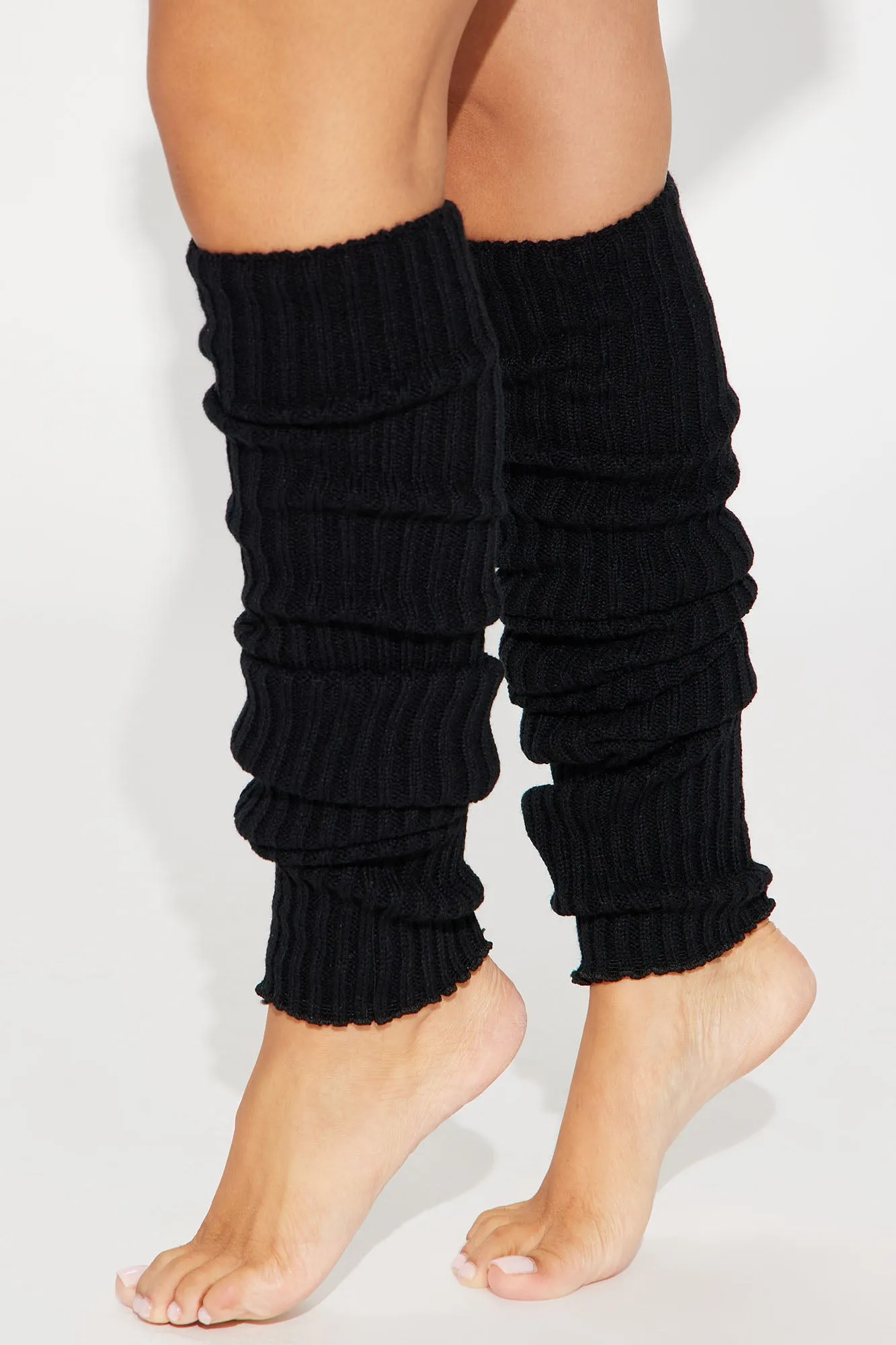 Ballerina Girly Leg Warmers - Black