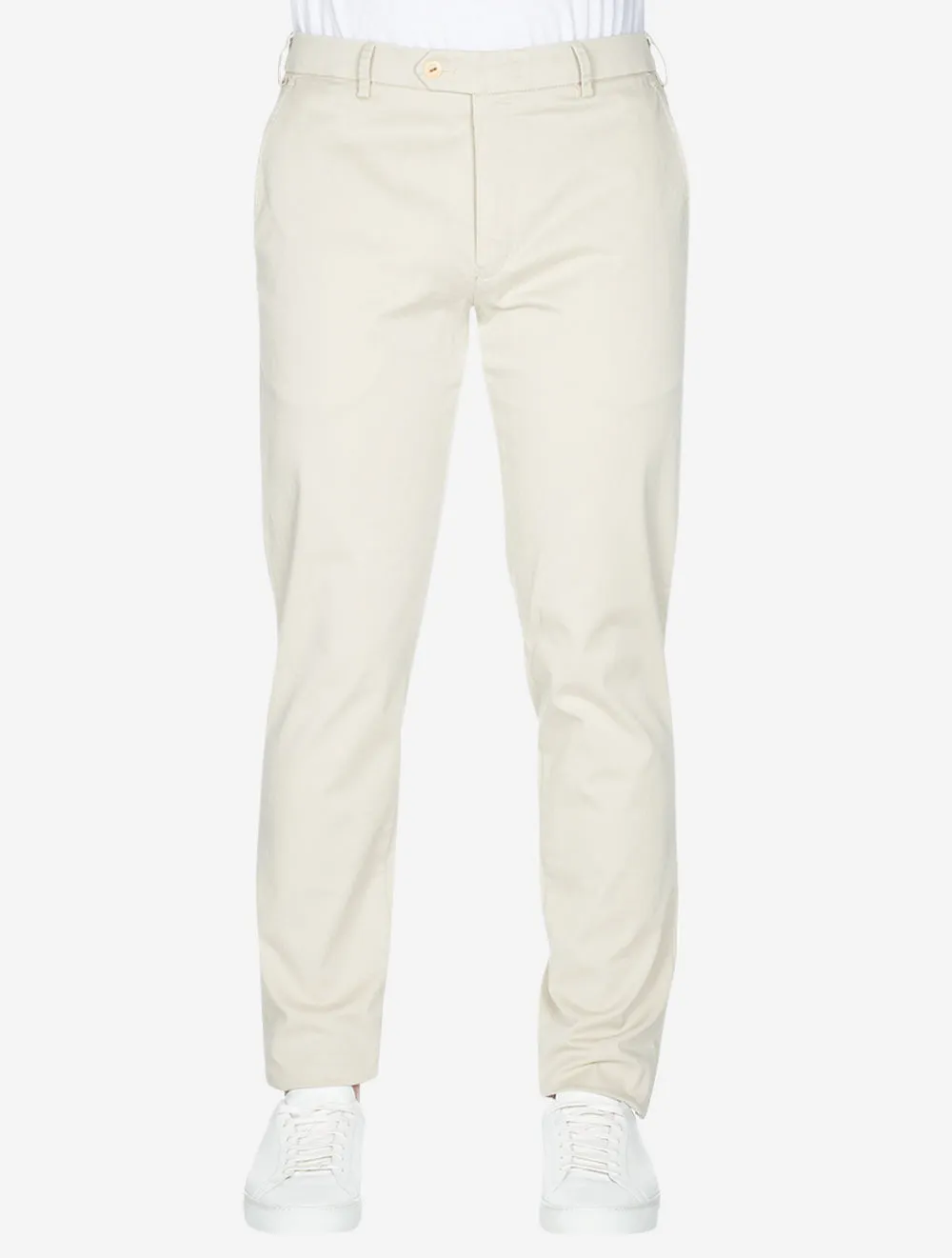 Beige Lupus Cotton Trouser