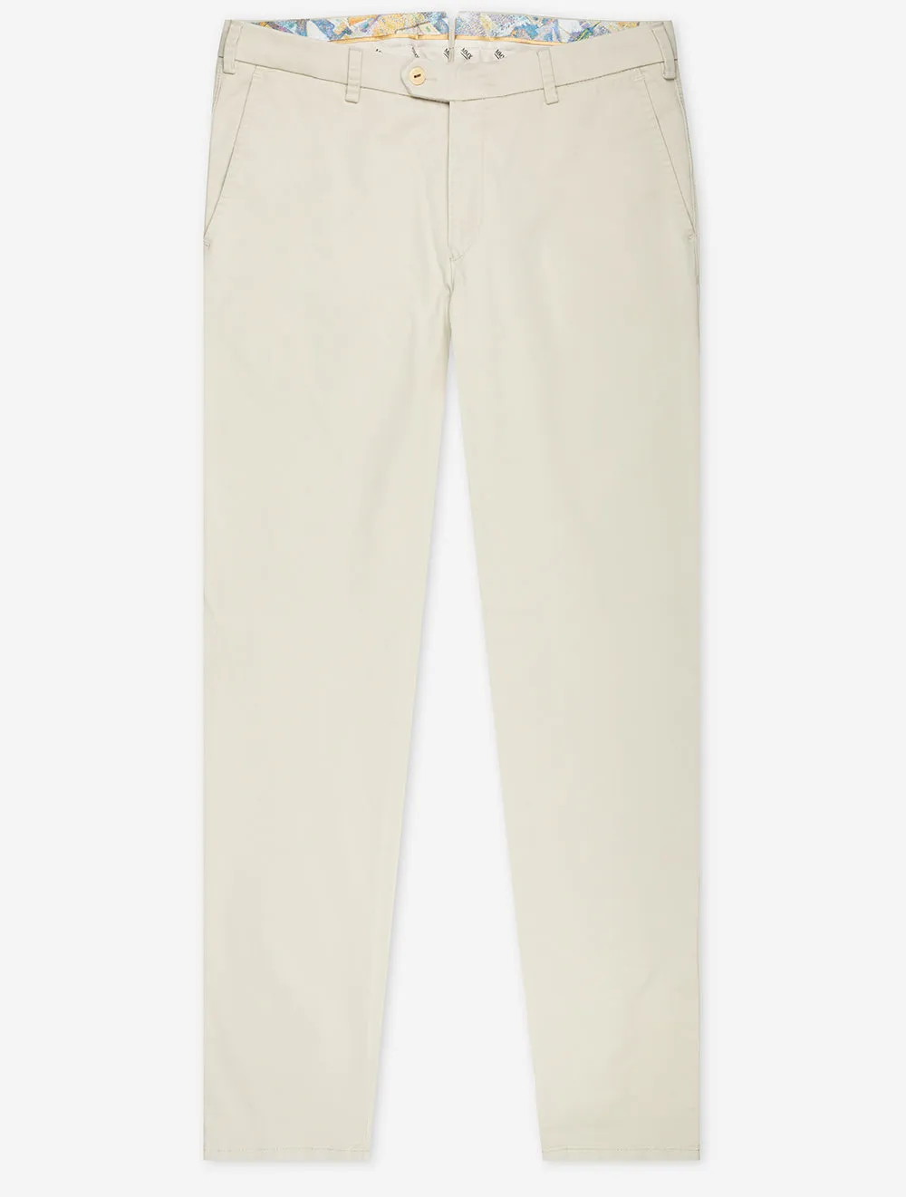 Beige Lupus Cotton Trouser