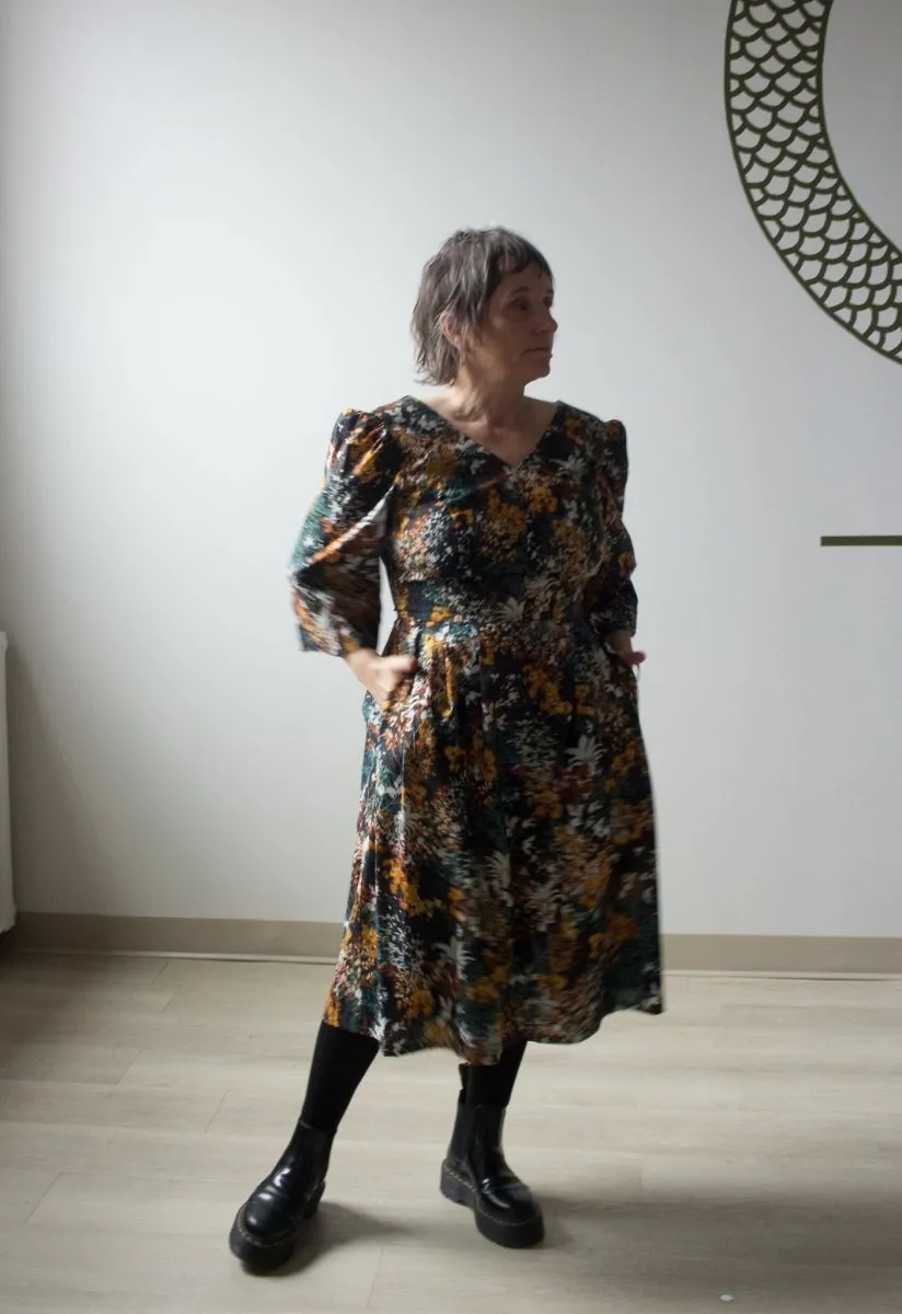 Birds of North America Chestnut Bunting Dress - Everlasting (Online Exclusive)