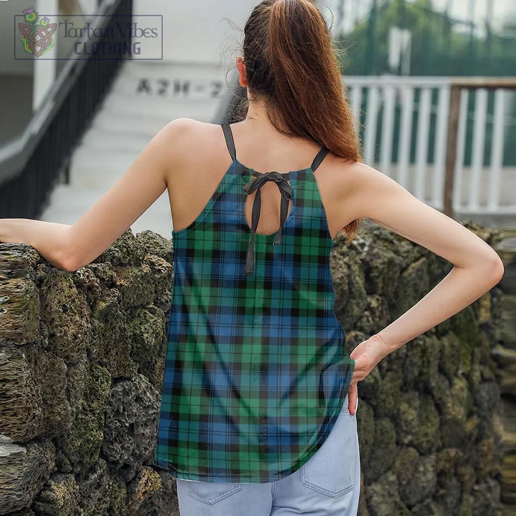 Black Watch Ancient Tartan Loose Halter Neck Camisole