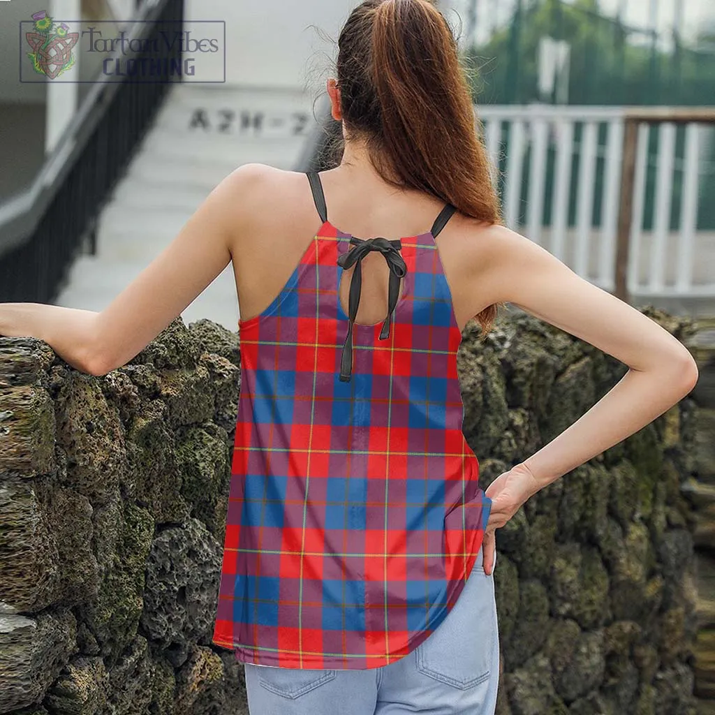 Blane Tartan Loose Halter Neck Camisole