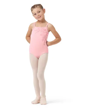 Bloch Maia Rose Vine Mesh Back Camisole Leotard - CL0527 Girls