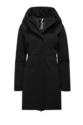 Bomboogie Parka lungo avvitato con cappuccio da donna CW8084TNM3 90 nero