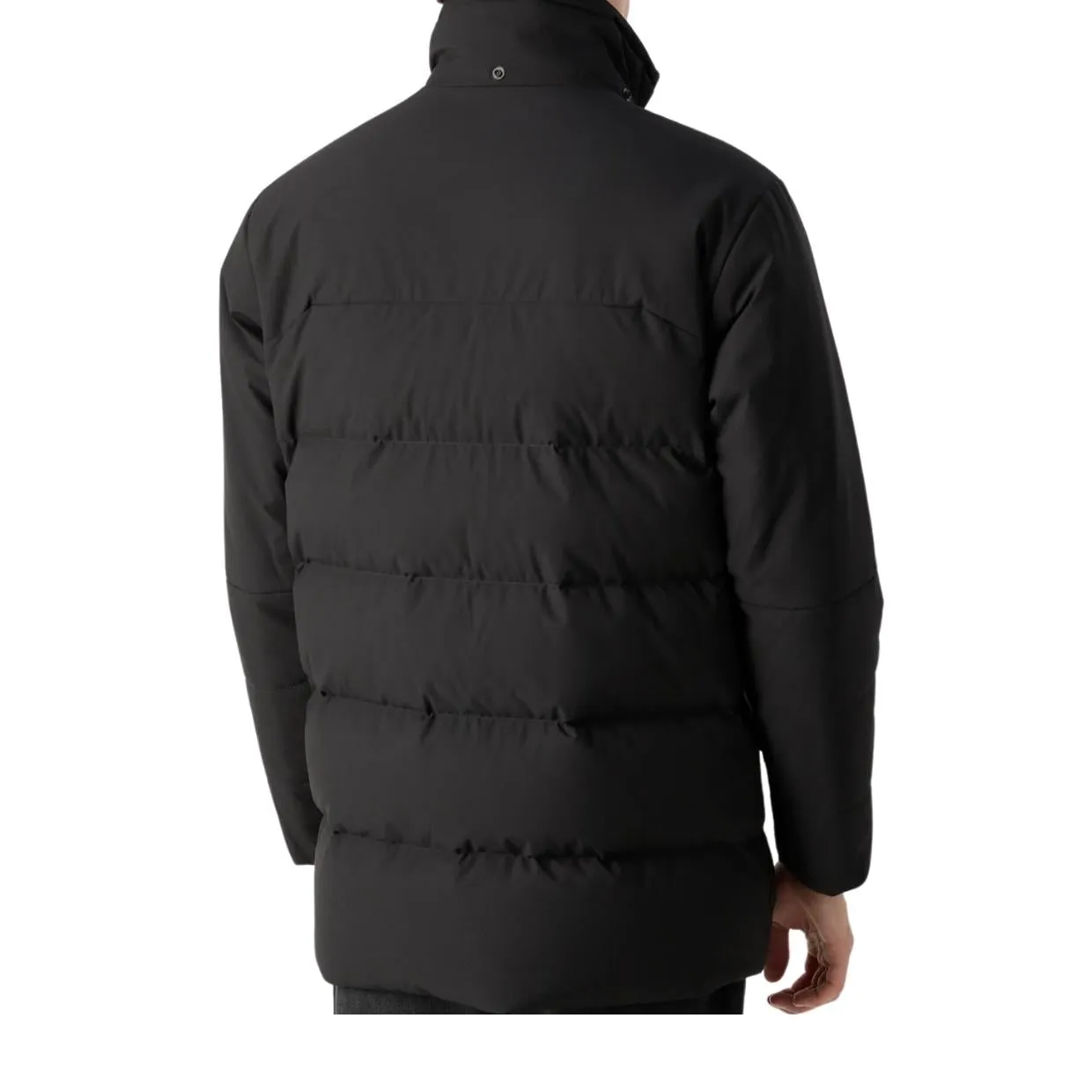 BOSS J_Havoc Water-Repellent Black Down Parka Jacket