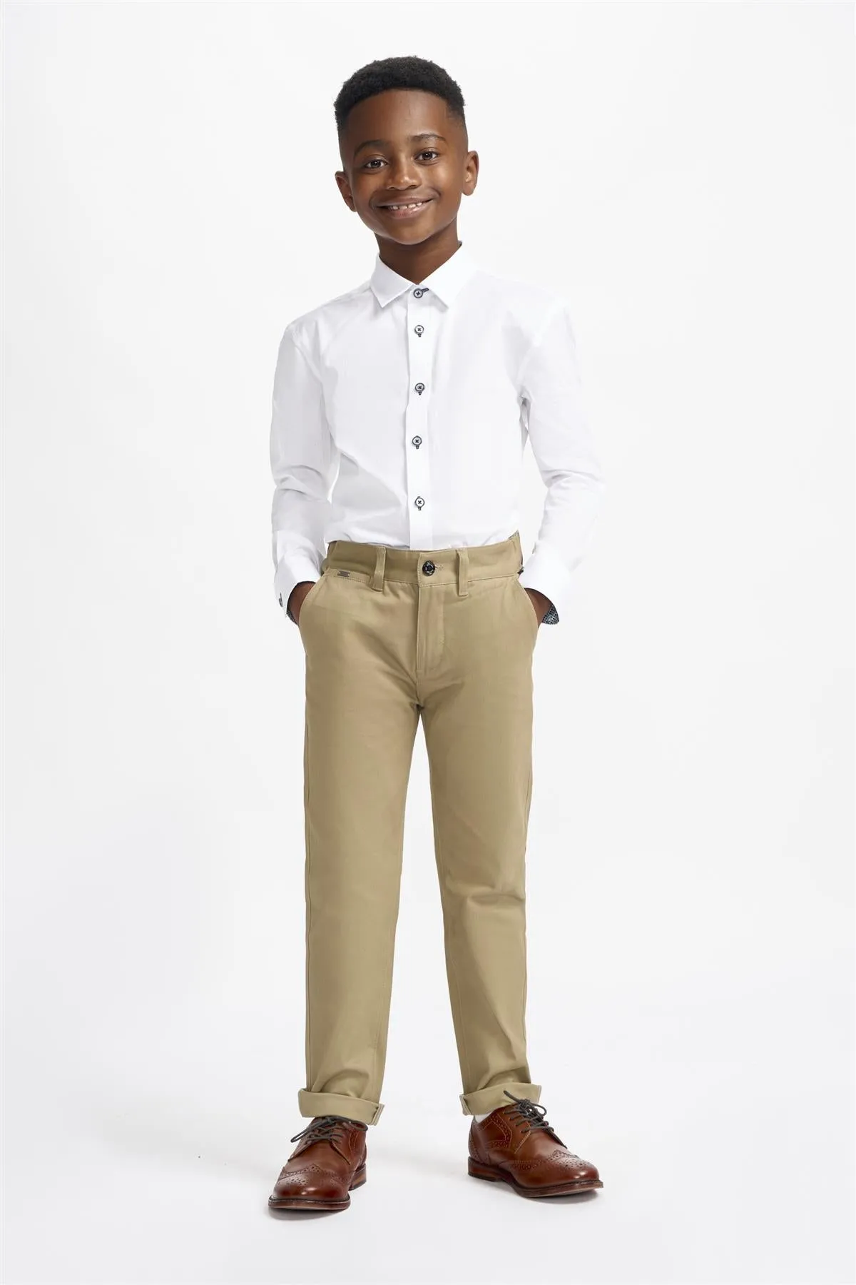 Boys Dakota Chinos Stone