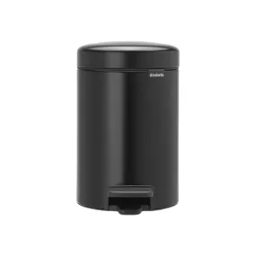 Brabantia NewIcon Pedal Bin Black 5L