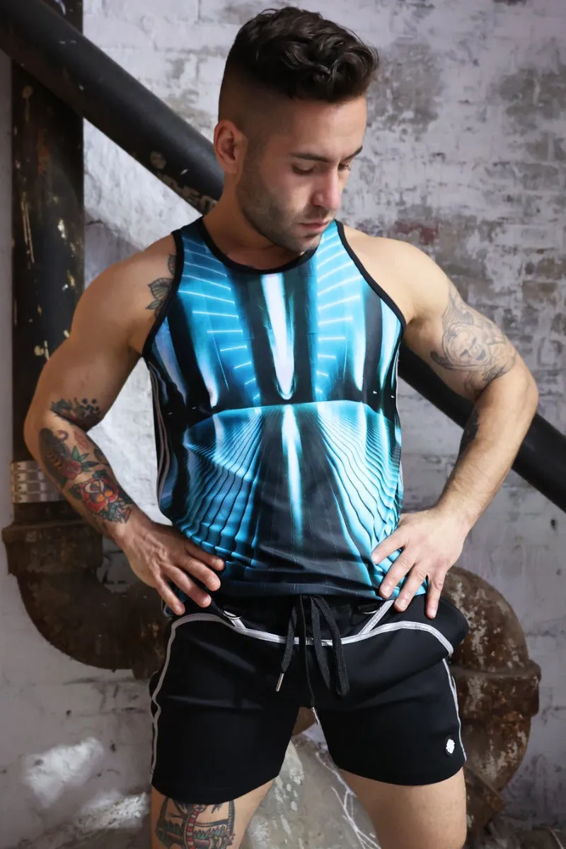 Breedwell Akira Tank Top Aqua Blue