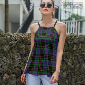 Brodie Hunting Modern Tartan Loose Halter Neck Camisole