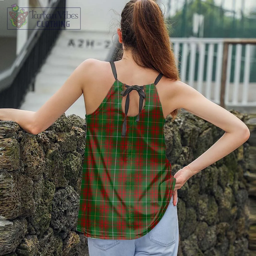 Bruce Hunting Tartan Loose Halter Neck Camisole