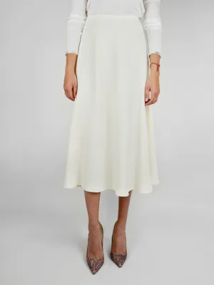 Cady Long Full Skirt Cream