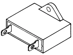 Capacitor, Motor Start C-86, Compact, Isolette Part: 42022506/AIC058