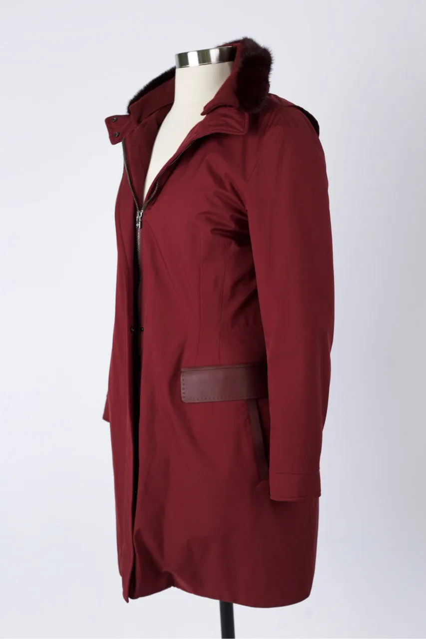 Cashmere Lined Waterproof Dress Coat