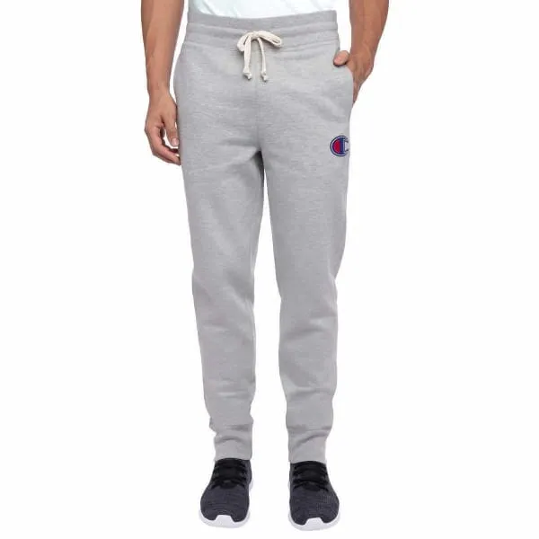 Champion Men’s Fleece Jogger Pants with Pockets Grey