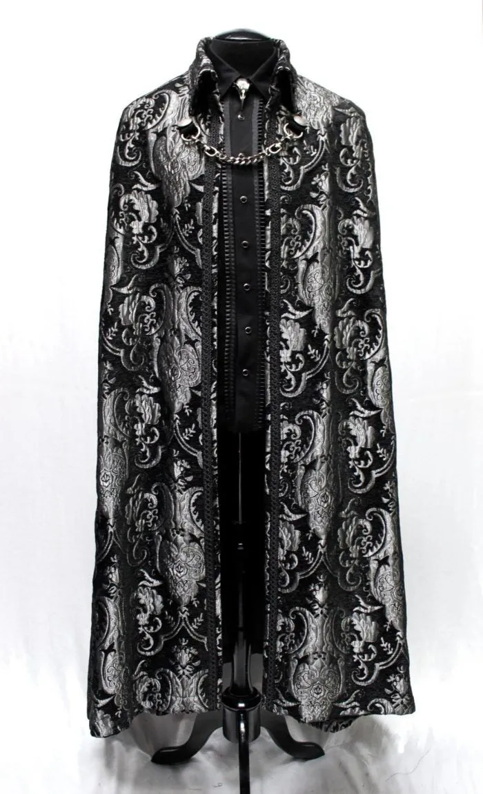 CLOAK OF DARKNESS - SILVER AND BLACK TAPESTRY