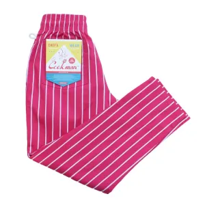 Cookman Chef Pants - Stripe : Pink