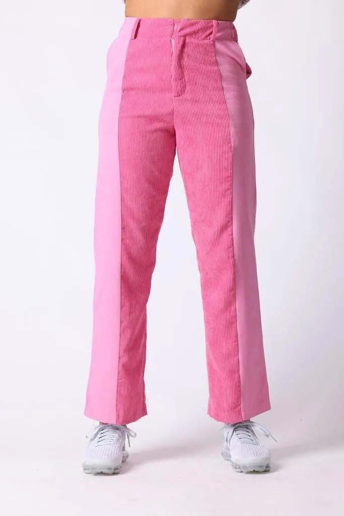 Cord Trousers in Pink