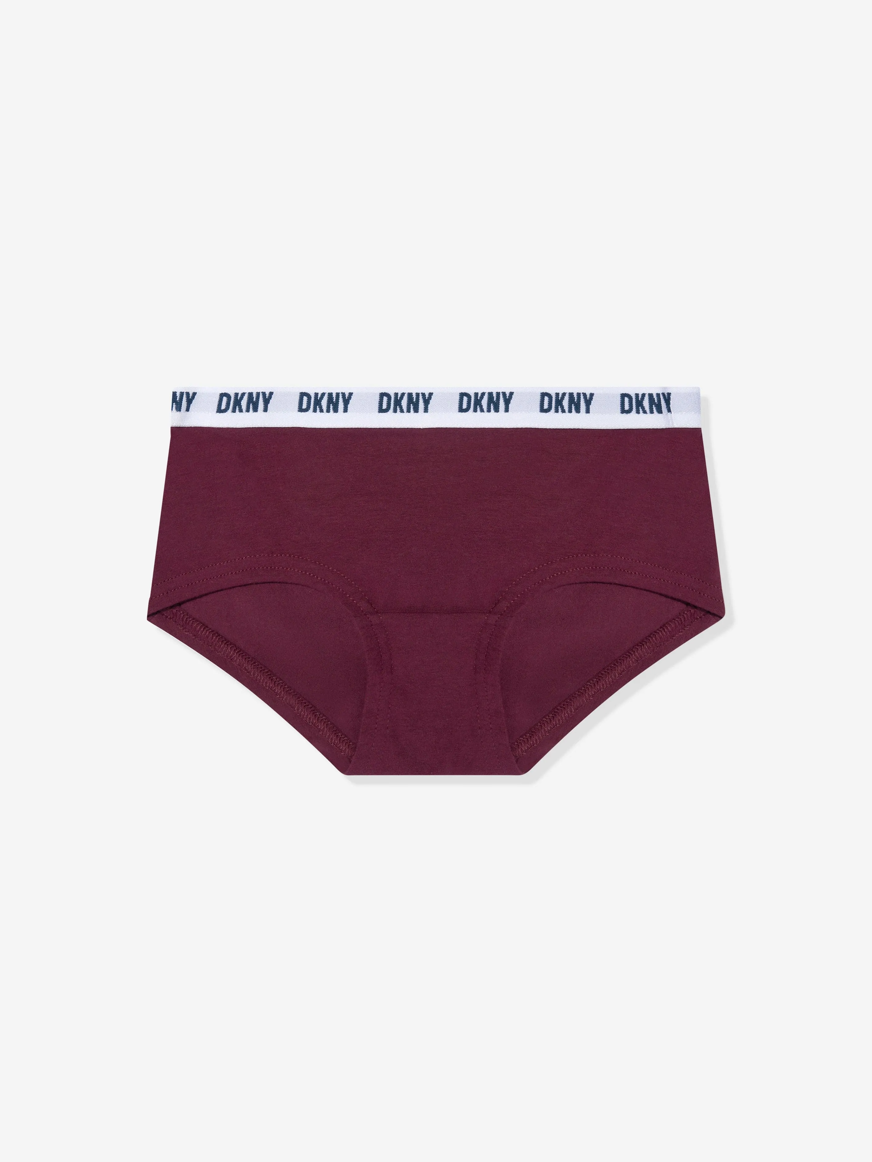 DKNY Girls 3 Pack Hipster Knickers Set in Red