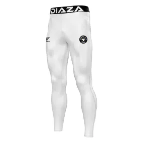 Durham Compression Pants Men White