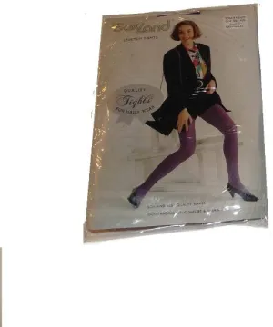 fashionable purple stretch tights fits 5'- 5'7" Case of 72