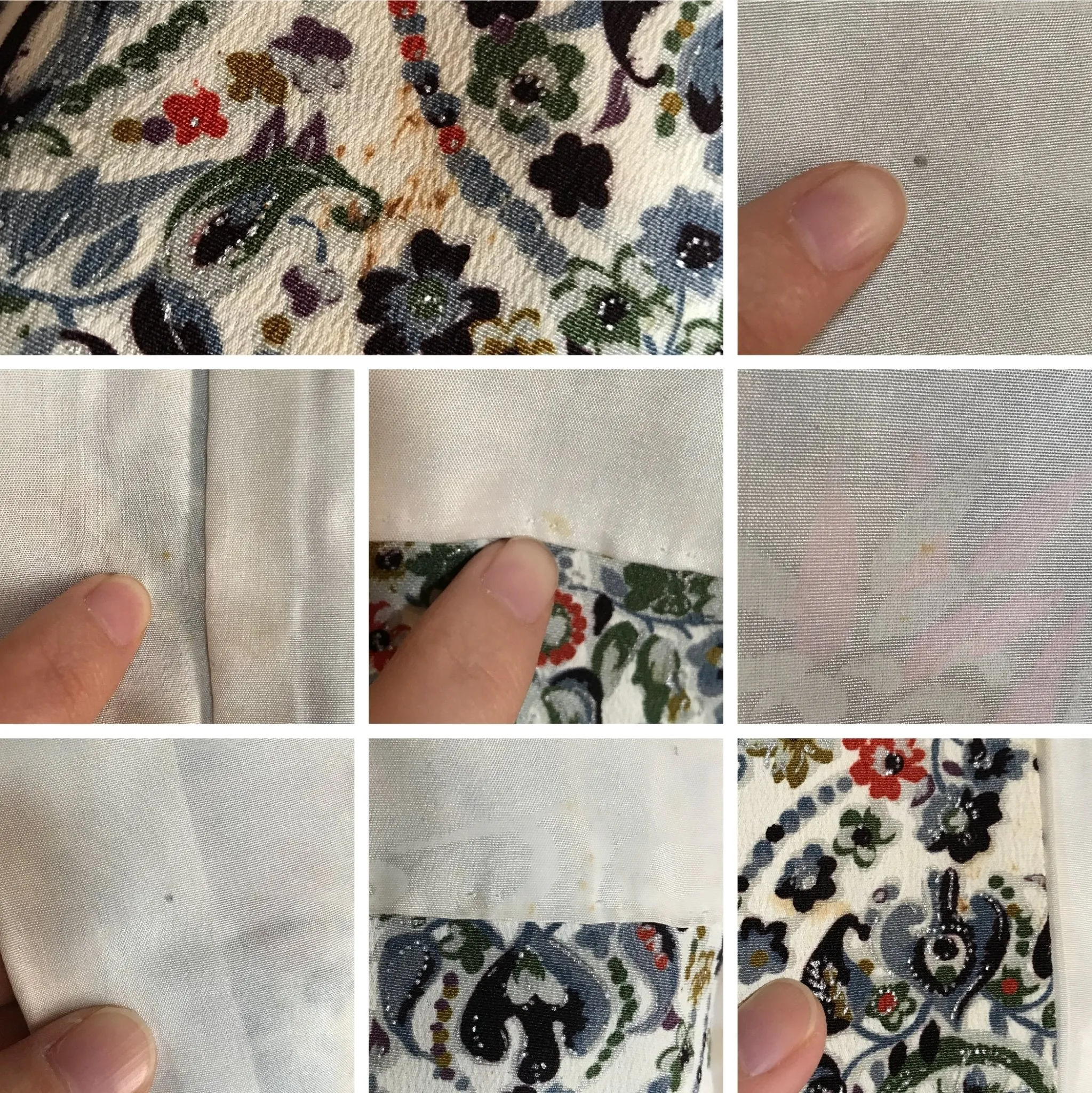 Flower and modern pattern white haori