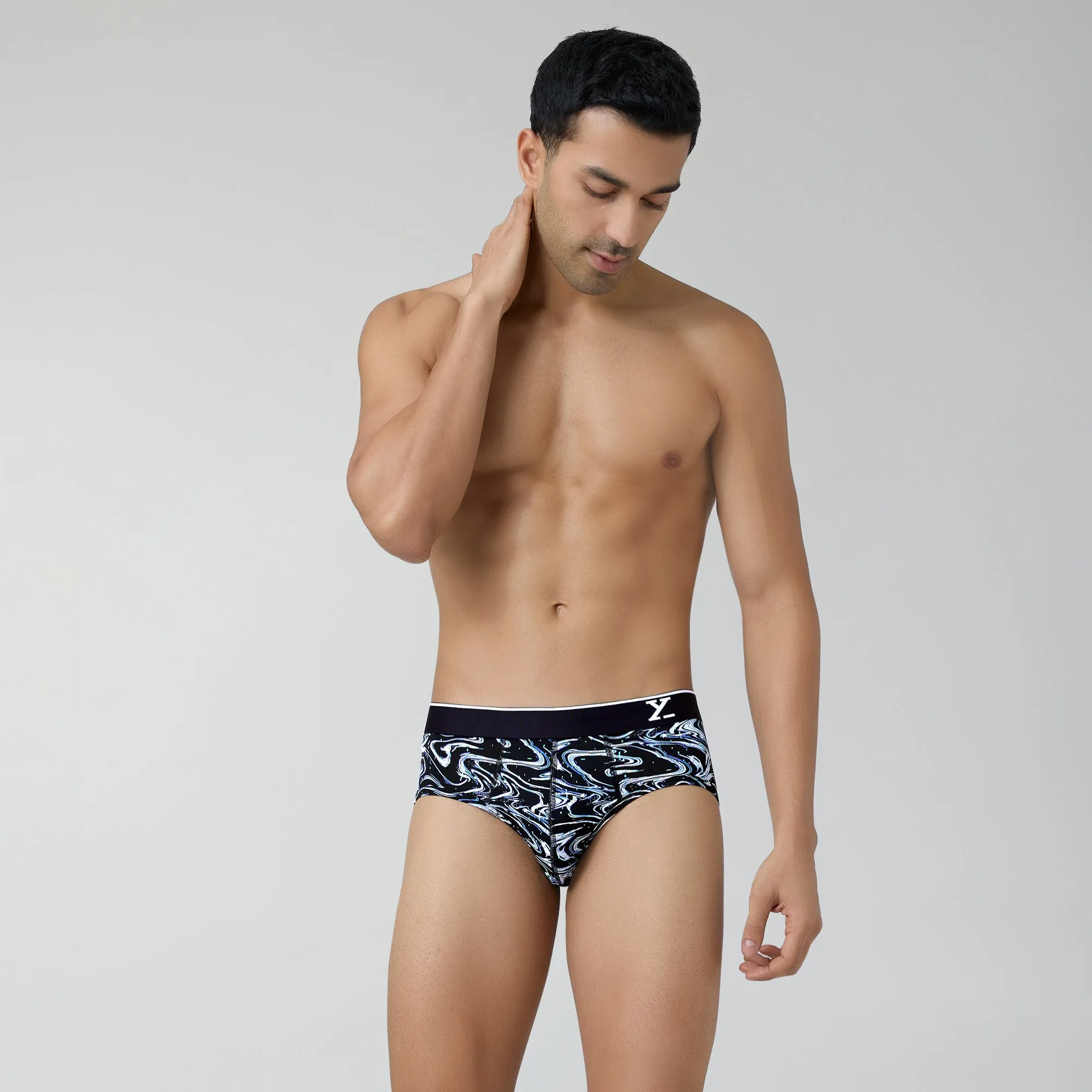 Flux Modal Briefs Black Marble