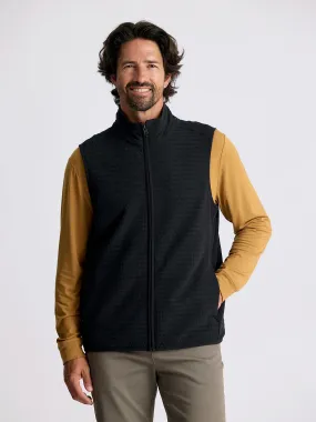 Free Fly Men's Gridback Fleece Vest in Black