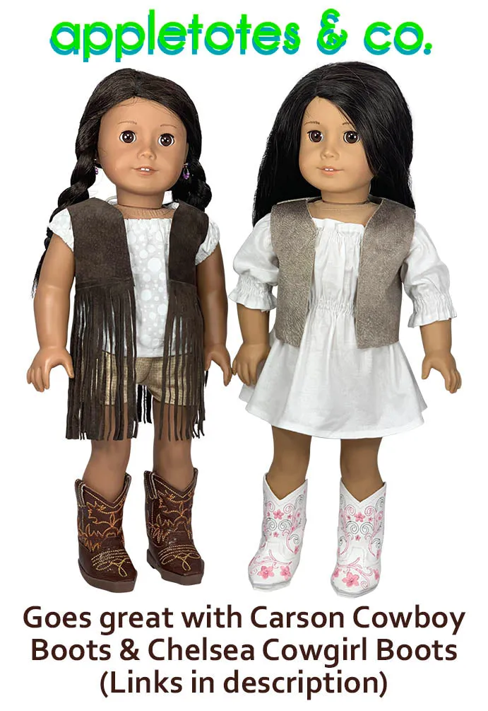 Free Western Vest Sewing Pattern for 18 Inch Dolls