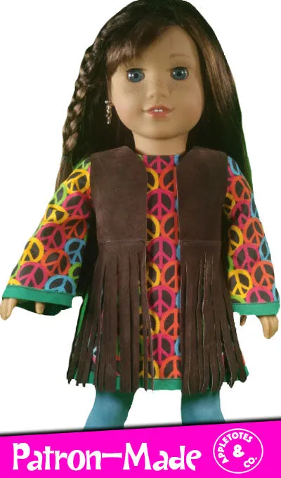 Free Western Vest Sewing Pattern for 18 Inch Dolls